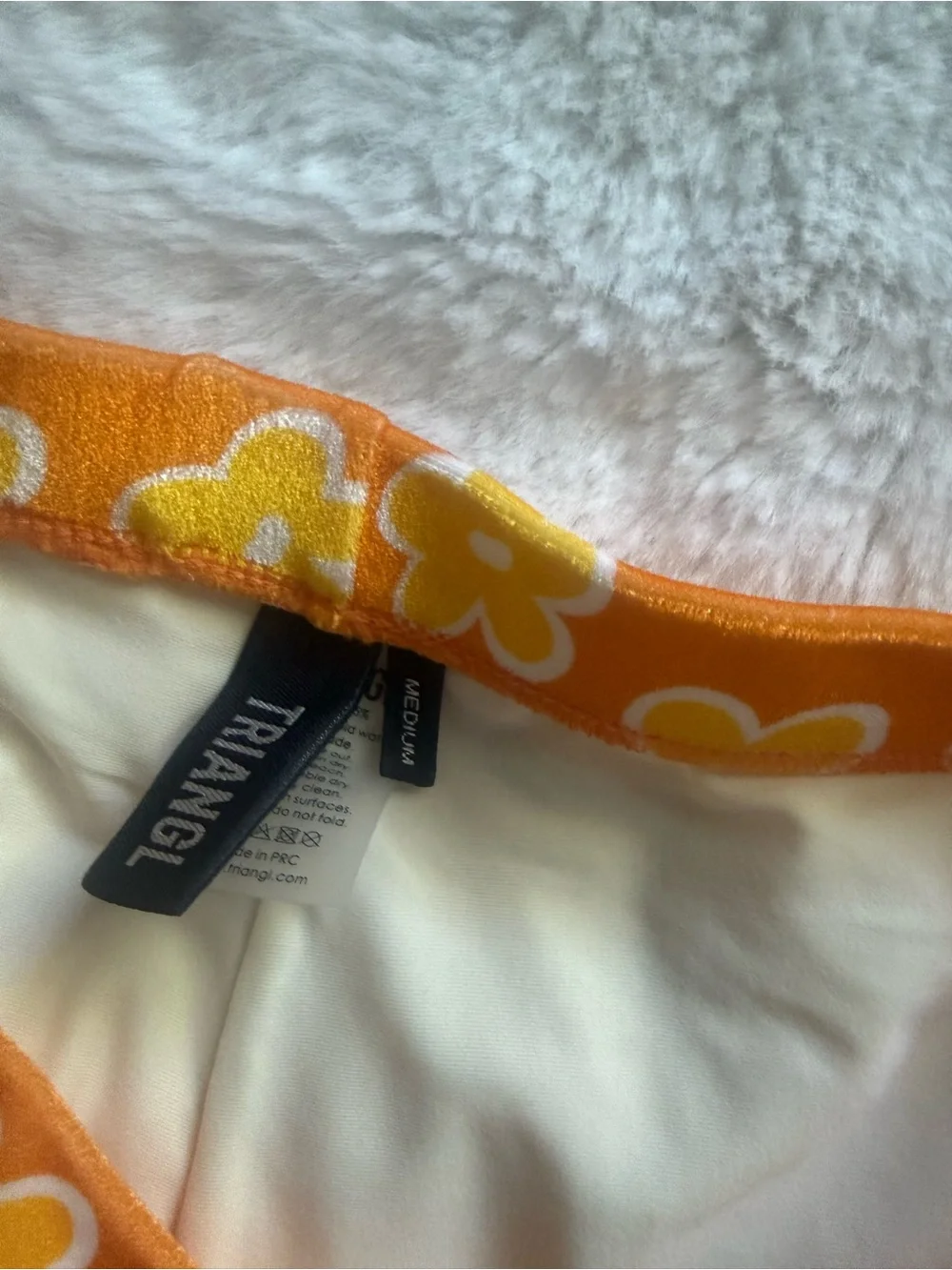 NWOT triangl swimwear Velvet Pansy Boyshorts